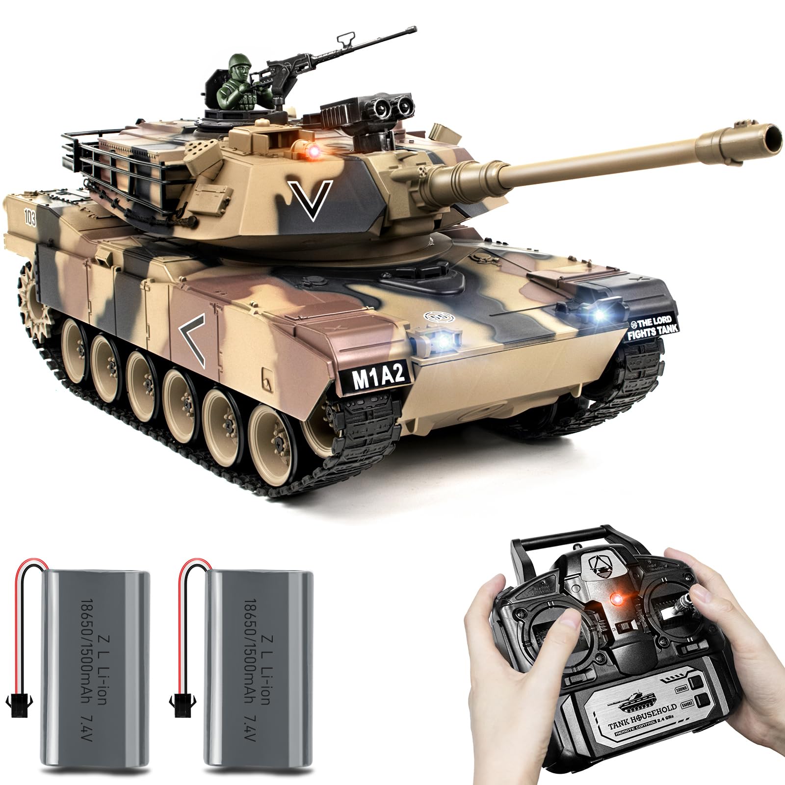 Char RC 1 :18, char de combat télécommandé Haiti