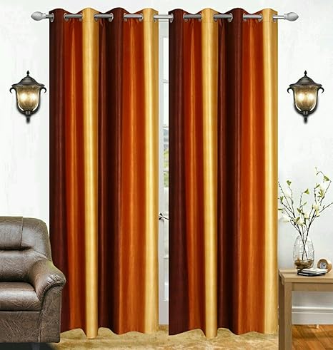 Buy Am Creation Premium Quality Heavy Plain Door Curtain Set Of 4