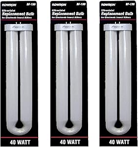 Flowtron BF-130 40 Watt U-Shape Replacement Bulb for FC7800 & FC8800 Models (Pack of 3)