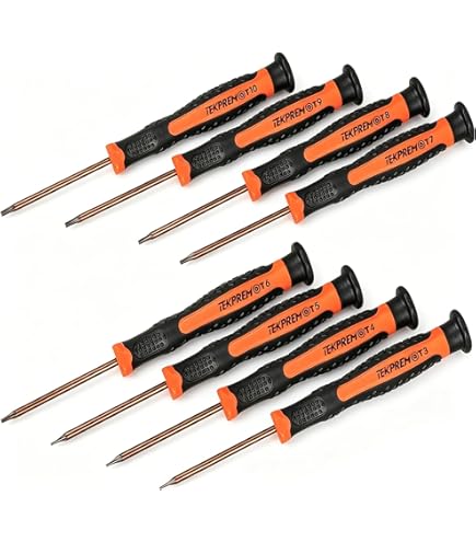 T8 Torx Screwdriver,TECKMAN TR8 Torx Security Screwdriver for
