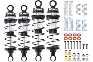 RCAWD Alloy Front Rear Shock for Losi 1/16 Mini-B 1/18 Mini-T Shocks Series Upgrades Part Black