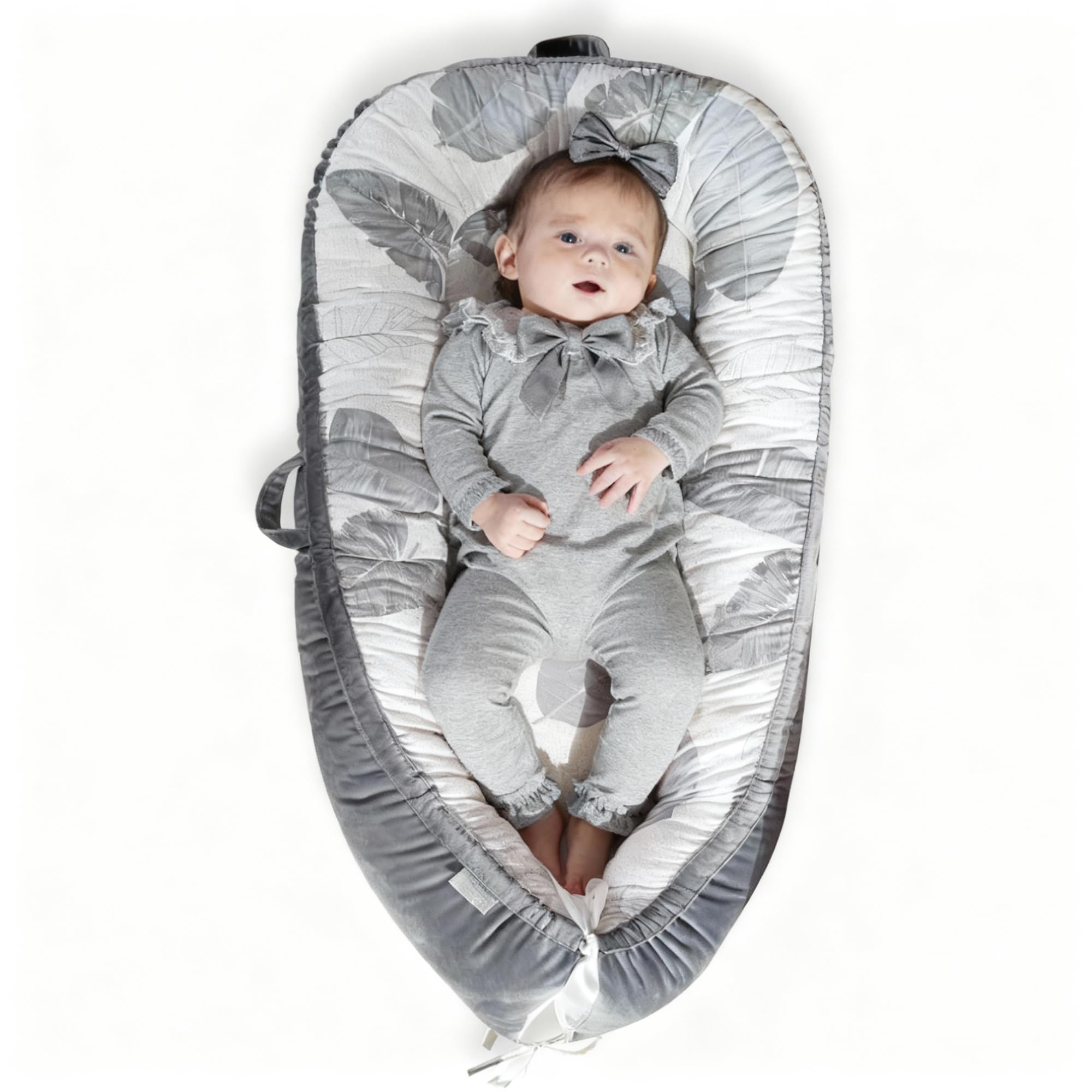 EAQ Baby Nest Pod for Newborn,Baby Sleep Pod Soft Breathable 100% Cotton Napping or Traveling for 0-12 Months,Travel & Baby Essential Gift for Newborn