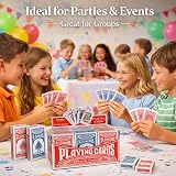 Playwrite 12 Deck Value Pack Playing Cards Plastic Coated Poker Size view 4