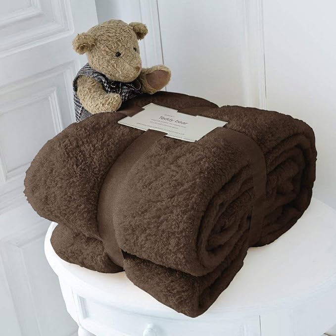 VICEROY BEDDING. Teddy Bear Cuddle Fleece Super Soft Warm & Cozy Sofa