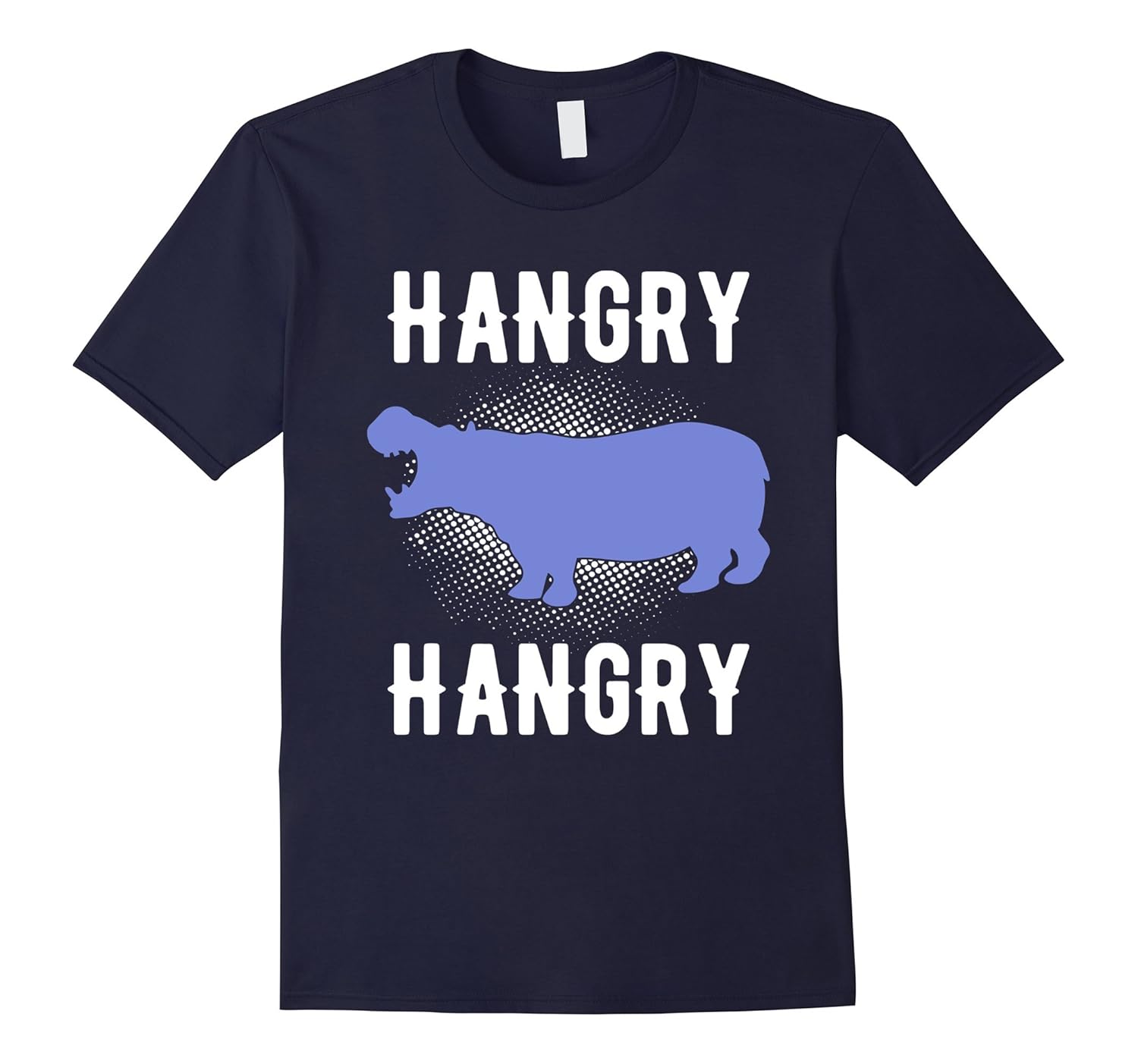 Funny Hippopotamus T-shirt - HANGRY HANGRY HIPPO-ANZ