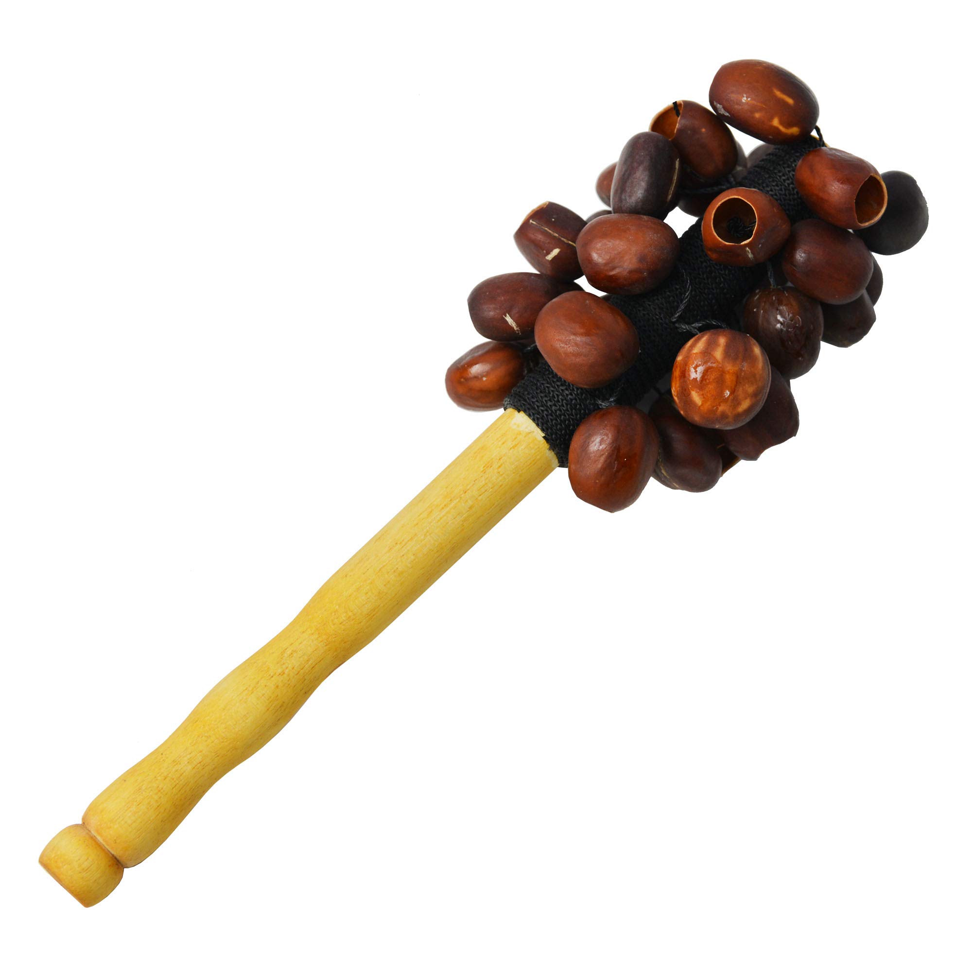 A-Star Handmade Authentic Seed Pod Shell Shaker - 27cm - Percussion Musical Instrument