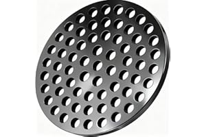 VALORUP 4.72 Inch Cast Iron Drain Cover, Garage Drain Cover, Basement Floor Drain Cover, Cast Iron Floor Drain Strainer, 1 Pack
