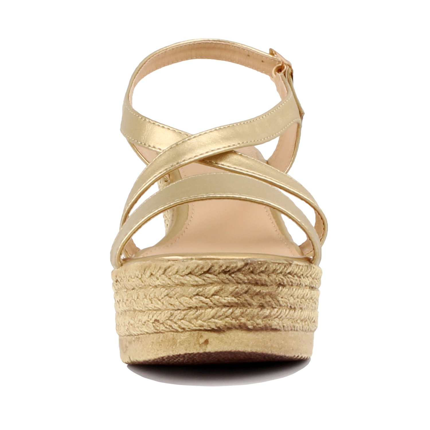 Guilty Heart - Womens Casual Comfortable Braided Bottom Platofrm Open Toe Summer Wedge Sandal Platforms & Wedges, 01… - Image 4