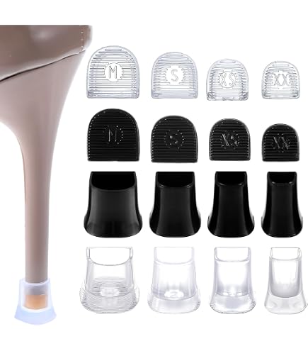 Protectores De Tacón Transparentes De Silicona - Antideslizantes, Para Césped, Bodas Y Fiestas