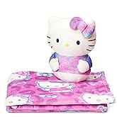 Northwest Sanrio Hello Kitty, Blanket and Hugger Set, Soft Silk Touch Throw, Plush Pillow, 50 x 60 Inches