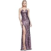 Dress The Population Womens Fernanda Mermaid Floor Length Dress