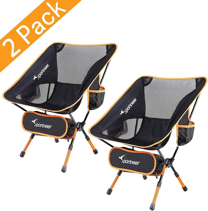 Camping Chair, Sportneer Ultra Light Garden Chair Portable Folding