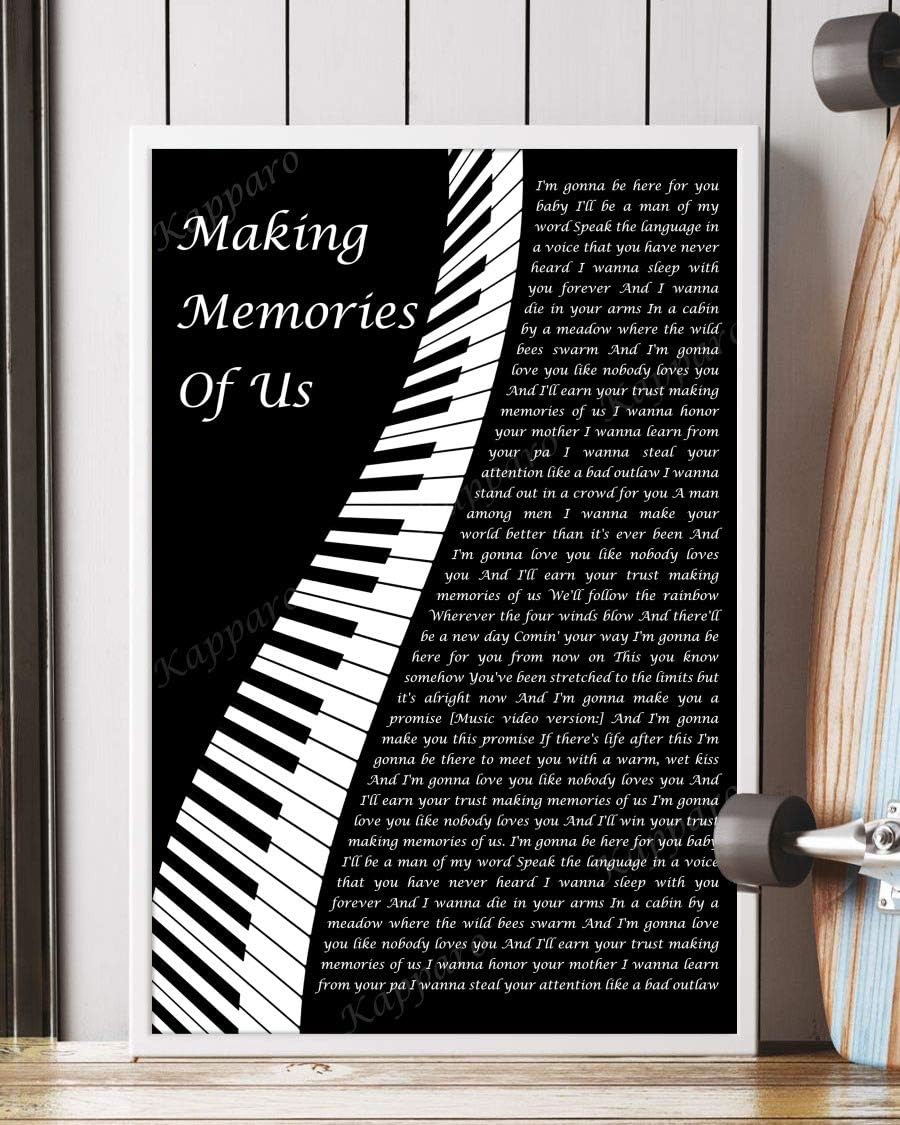 Get Amazon Com Kapparo Decor Gift Making Memories Of Us Song Lyrics Free HD Wallpaper Amazon Com Kapparo Decor Gift Making Memories Of Us Song Lyrics For Android
