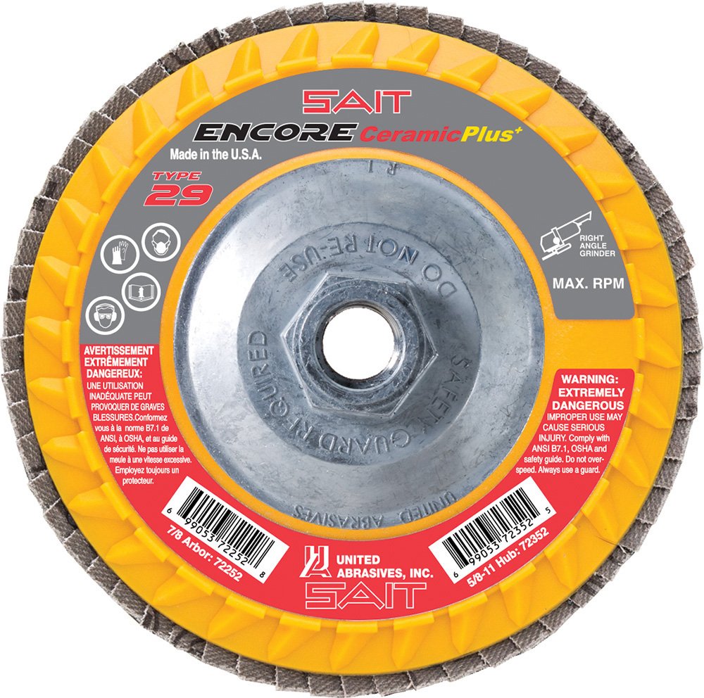 5/811 Thread PFERD 63129 Depressed Centre CutOff Wheel 9 Diameter x 3