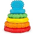Baby Einstein Stack & Teethe Multi-Textured Easy-to-Grasp 5-Piece Teether Toy Set, Ages 3 Months +