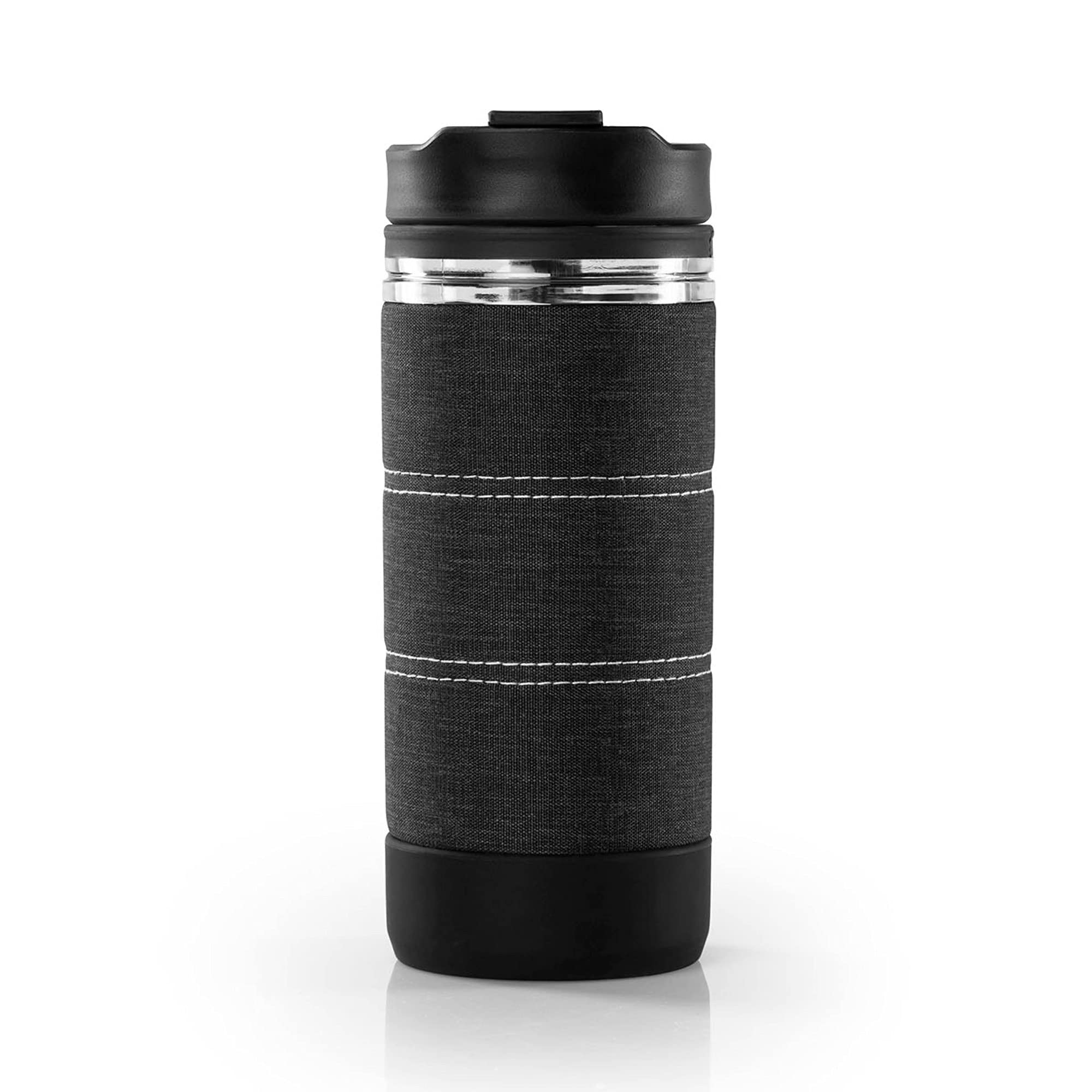 Gsi OUTDOORS Commuter Java Press Flask, Adults Unisex, Black (Black), One Size