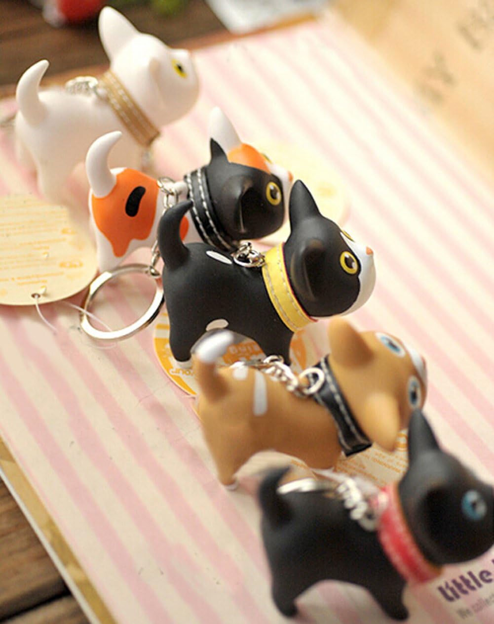 JOYJULY Cat Kitten Keyrings Key Chains for Car Keys Kawaii Adorable Bag Pendant Toy,Gift Idea for Girls, Women and Men: Office Products
