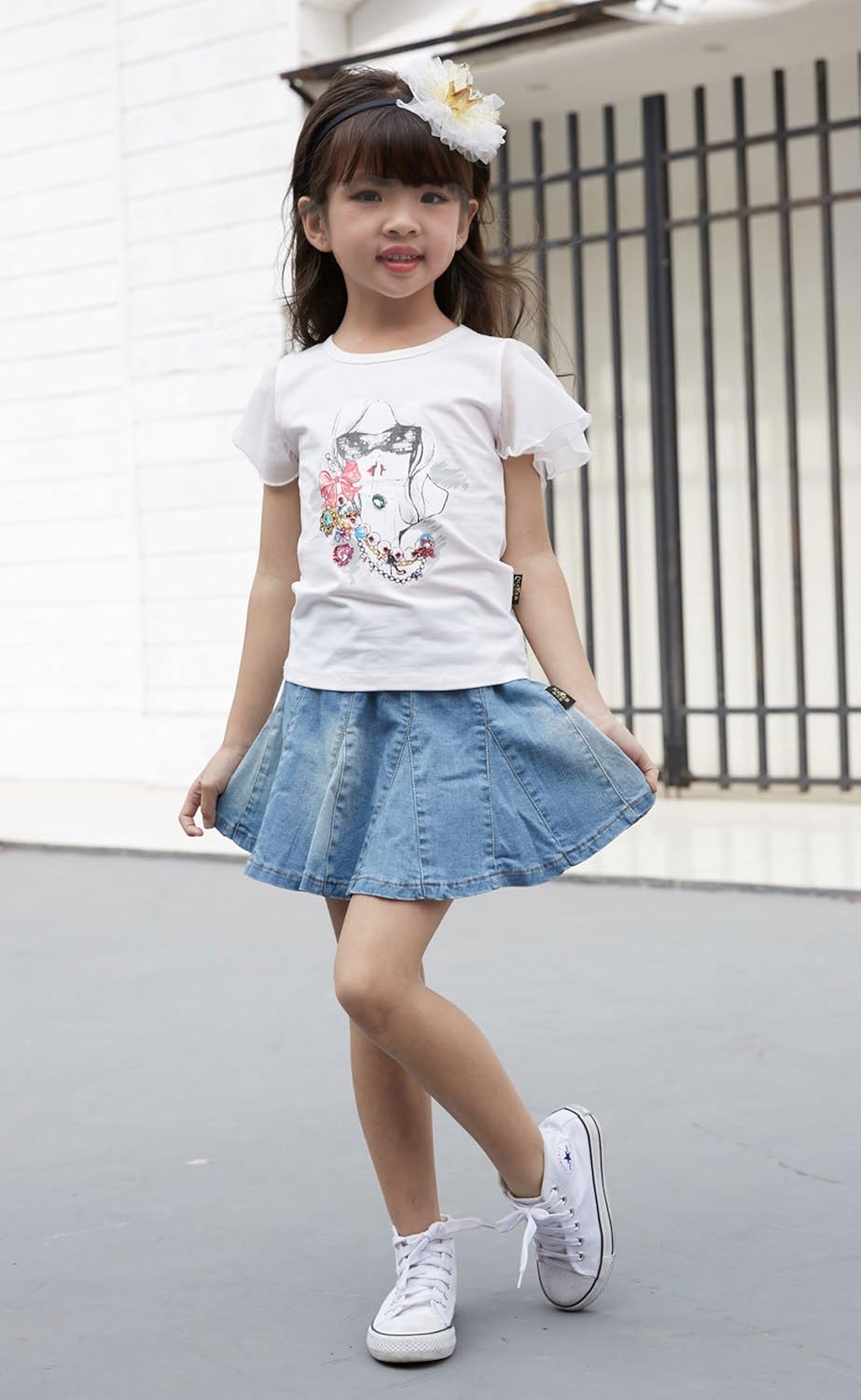 maong skirt for kids