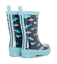 Hatley Boy's Printed Rain Boots Raincoat, Shark