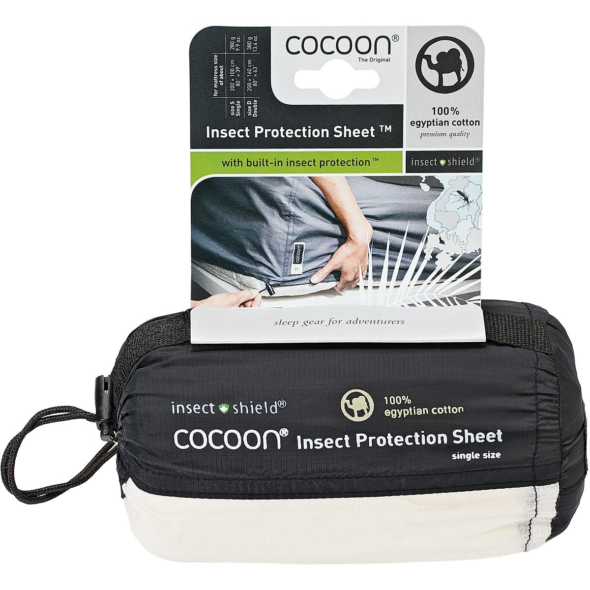 Cocoon Insect Protection Sheet Single natural 2021