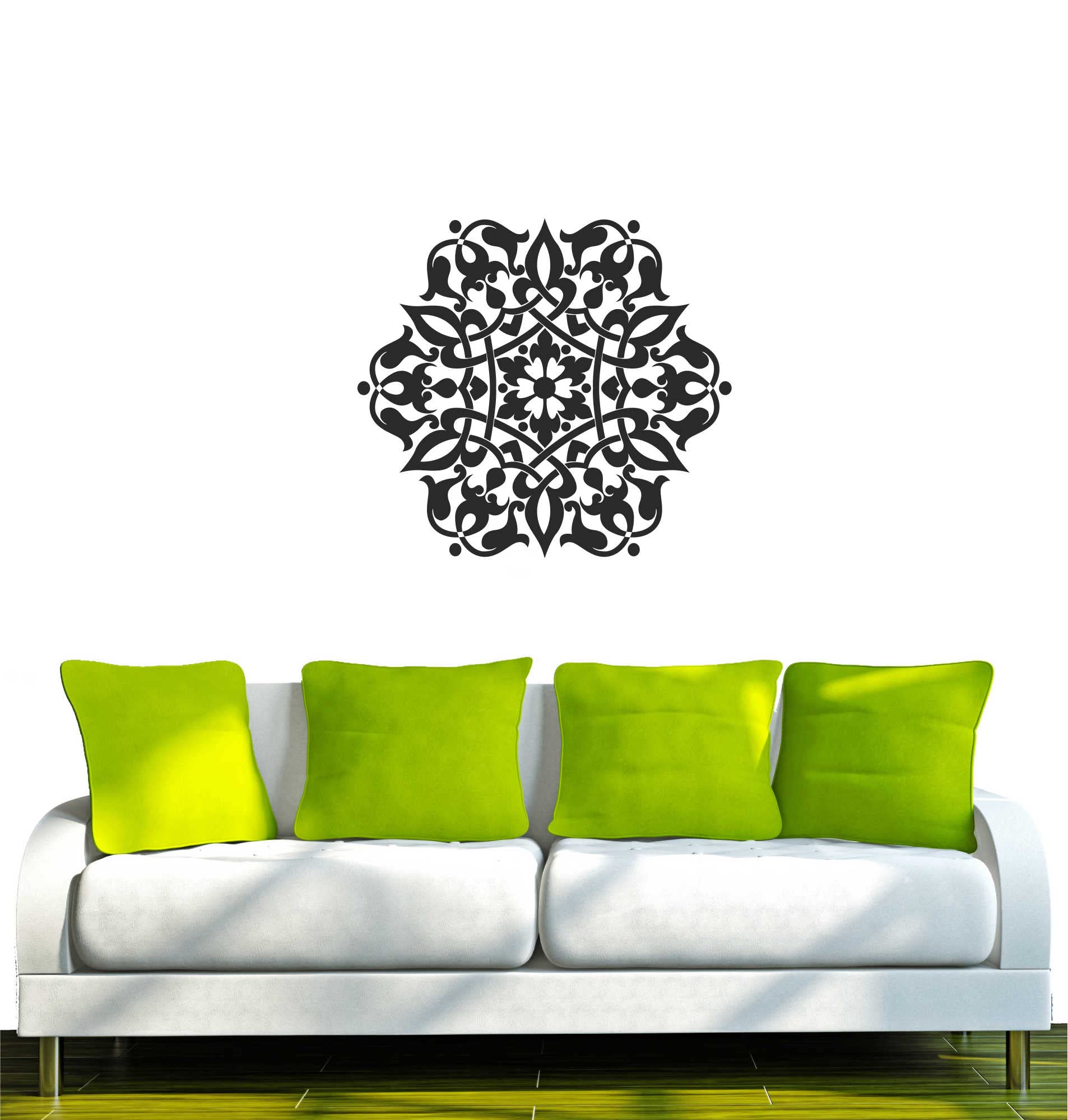 Indigos Wall Decal, Black