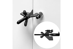 RERISHOM Portable Door Lock Home Security Door Locker Travel Lockdown Locks for Additional Safety and Privacy Perfect for Traveling Hotel Home Apartment College