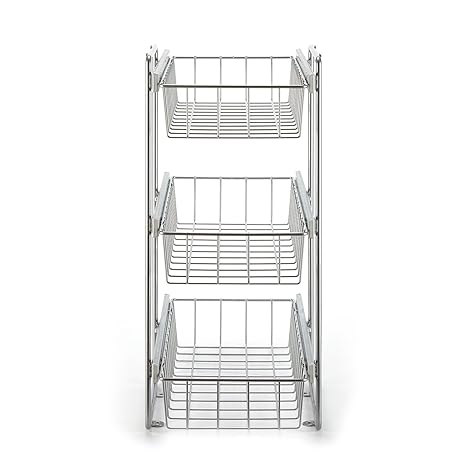 Schrankauszug Korb Kombisystem für 30er Schrank, 3 etagig