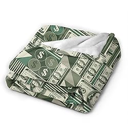 Jbofyee Money Throw Blankets All Season Ultra Soft