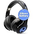 HAYMAKER Noise Cancelling Bluetooth Gaming Headphones - Dirac 3D Surround with 30+ Hr Battery, Touch Controls and RGB - Wireless Gaming Headsets for PS5, Xbox, PC, Switch & Mobile