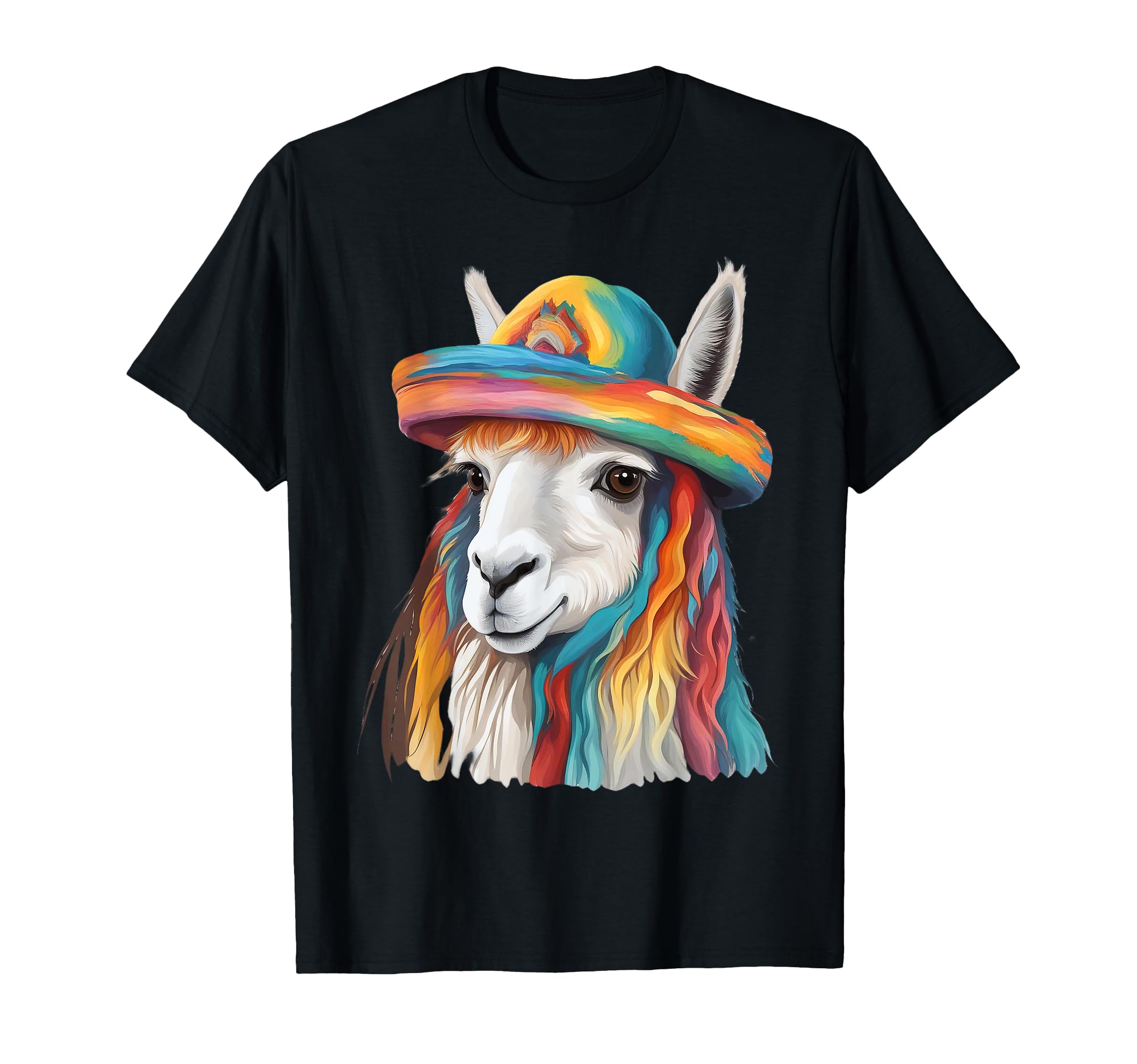 Photo 1 of Cute Llama Costume Cotopaxi National Park Alpaca Ecuador T-Shirt