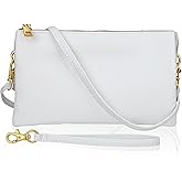 Humble Chic NY Vegan Leather Wristlet Purse for Women - Small Clutch Purse with Shoulder and Wrist Straps