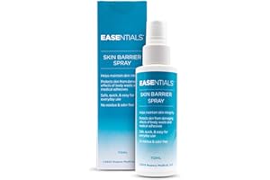 EASENTIALS Quick-Drying, Low-Residue Ostomy Barrier Spray – Ideal for Sensitive Skin - Spray-On Silicone Skin Prep for Pain-Free Application and Removal of Ostomy Pouches and Bandages