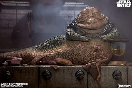 Amazon Sideshow Collectibles スター ウォーズ ジャバ ザ ハット スローン デラックス 1 6スケール フィギュア フィギュア ドール 通販