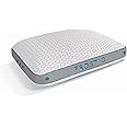 Bedgear Frost Performance Pillow - Size 1.0 - Cooling Bed Pillow for Hot Sleepers - Medium Firmness Pillow for All Sleep Positions, Hypoallergenic, Washable & Removable Cover - 20" W x 26" L x 5.25"H