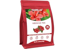 TEARELAE - Hibiscus Tea Bags - 2g x 80 Count - 100% Pure Hibiscus Flowers - Country of Origin Nigeria - Non-GMO - Caffeine-fr