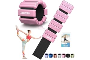 UOPON Wrist Weights for Women Set of 2, Adjustable Silicone Weighted Bracelet 1 lbs Each, Wearable Ankle & Arm weighted bangles for Yoga, Pilates, Barre, Walking, Workout and Pool Exercise