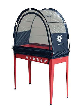 HERSTERA 12303500 Gewächshaus, Schwarz, 100 x 40 x 75 cm