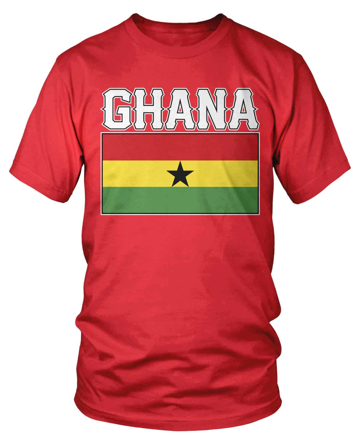 Ghanaian Flag Love Home Flag Of Ghana T Shirt 3973 Seknovelty