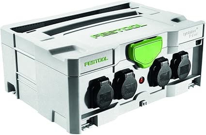 Festool Systainer 101184310 Sys Power Hub Ip44 Avec 5 Prises 396 X 296 X 157 5 Mm 1 Piece 101184310 Amazon Fr Bricolage
