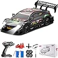 Sakeye Rcemote Control Car for Adults, 1/16 4WD 2.4GHz RC Drift Car Black RC Cars Hobby Racing Car Drift Cars with LED Light Rechargeable Batteries and Drift Tires Toy Car for Kids Boys