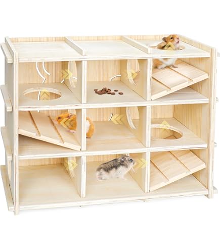 Prevue Pet Small Animal Corner Shelf - Wooden Platform For Hamsters, Gerbils, Mice - View #2