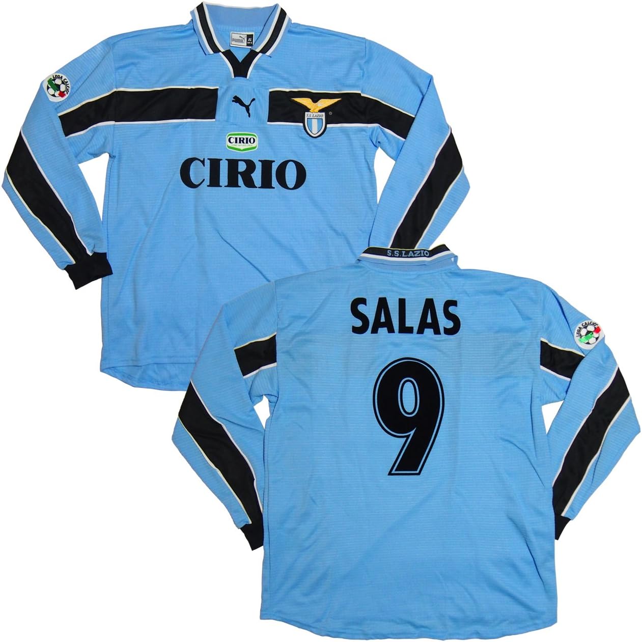 Amazon Puma プーマ 1998 99 ラツィオ ホーム長袖 ユニフォーム Salas マルセロ サラス インポートxl Puma プーマ ユニフォーム