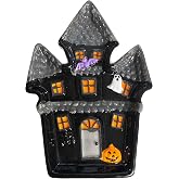 Halloween Ceramic Spoon Rest &ndash; Large Utensil Holder, Fall Kitchen D&eacute;cor, Keeps Countertops Clean (7.38 Inches)