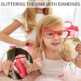 LJAPPLIED Hair Bedazzler Kit Girls Kids Hair Gems Stamper Glam Styling Tool 180 view 4