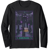 Minecraft Enderman Tarot Long Sleeve T-Shirt