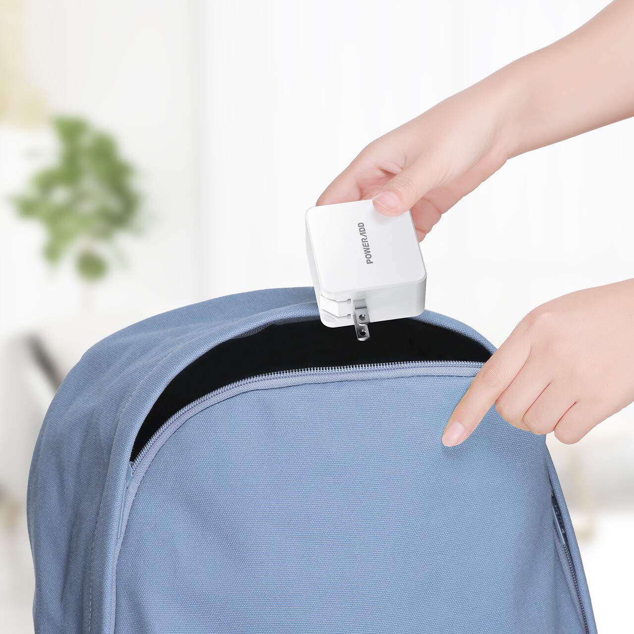 POWERADD USB C Wall Charger 30W Dual Port Type C Charger with 18W Power Delivery and Foldable Plug EnergyCharger PD II Compatible with MacBook, iPad Pro, iPhone 11 Pro/XS/XR/X, Pixel, Galaxy and More