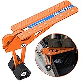 TOOENJOY Universal Fit Car Door Step, Foldable Roof Rack Door Step Up on Door Latch, Supports Both Feet, Easy Access to Rooft