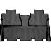 SMARTLINER Custom Fit Floor Mats 2nd Row Liner for 2014-2021 Toyota Tundra