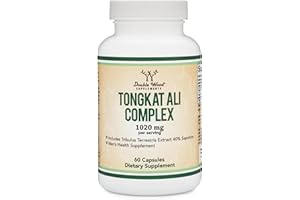 DOUBLE WOOD SUPPLEMENTS Tongkat Ali Extract 200 to 1 for Men (Longjack) Eurycoma Longifolia, 1000mg per Serving, 60 Capsules - Men's Health Support with 20mg Tribulus Terrestris (Third Party Tested) by Double Wood