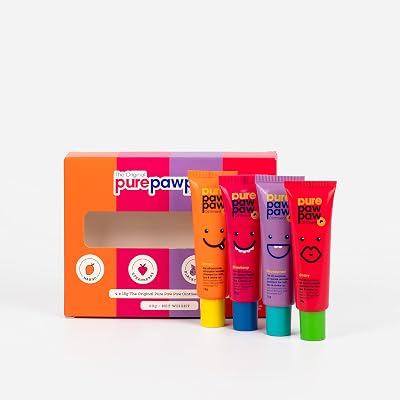 Pure Paw Paw Original All Purpose Australian Ointment Quad Pack 15g Strawberry